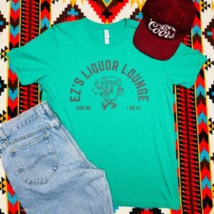 EZ’s Liquor Lounge Graphic Tee – Size L – Minneapolis Bar Shirt